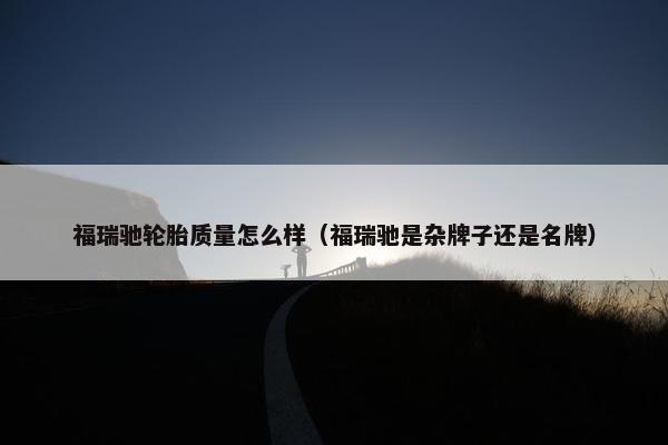 福瑞驰轮胎质量怎么样（福瑞驰是杂牌子还是名牌）