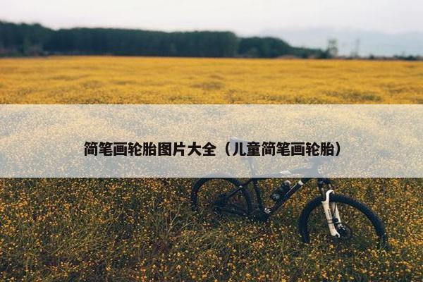 简笔画轮胎图片大全（儿童简笔画轮胎）