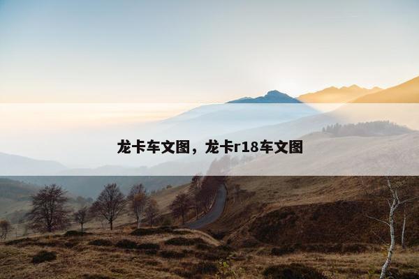 龙卡车文图，龙卡r18车文图