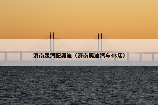 济南泉汽配奥迪（济南奥迪汽车4s店）
