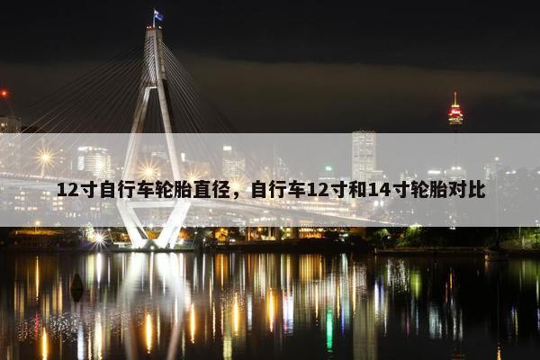 12寸自行车轮胎直径，自行车12寸和14寸轮胎对比