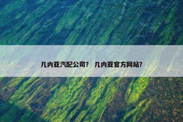 几内亚汽配公司？ 几内亚官方网站？