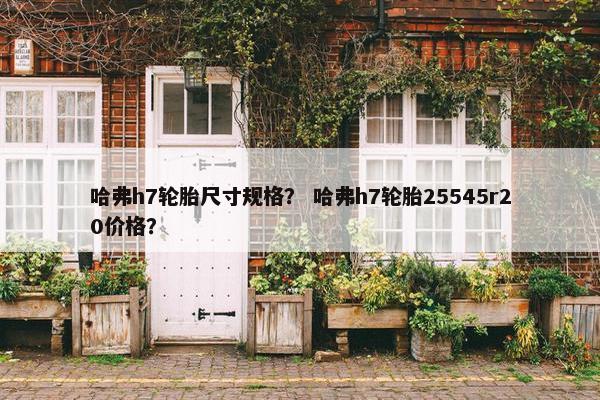 哈弗h7轮胎尺寸规格？ 哈弗h7轮胎25545r20价格？