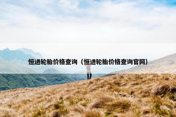 恒进轮胎价格查询（恒进轮胎价格查询官网）