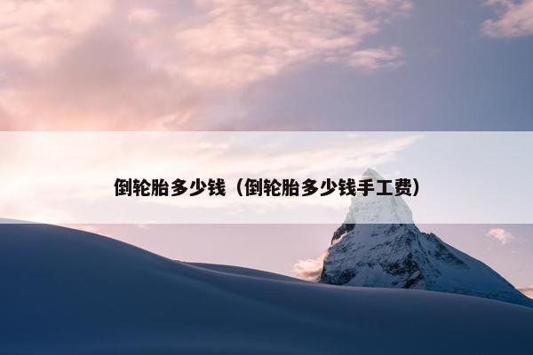 倒轮胎多少钱（倒轮胎多少钱手工费）