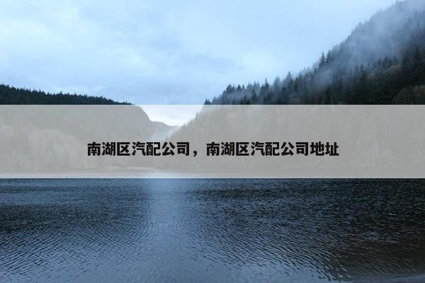南湖区汽配公司，南湖区汽配公司地址
