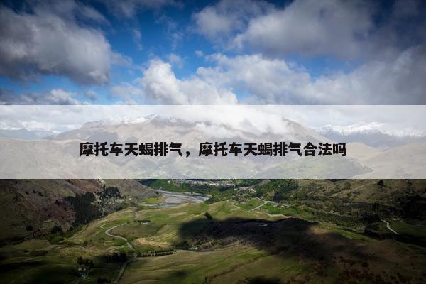 摩托车天蝎排气，摩托车天蝎排气合法吗