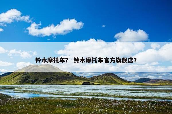 钤木摩托车？ 铃木摩托车官方旗舰店？