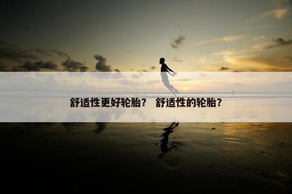 舒适性更好轮胎？ 舒适性的轮胎？