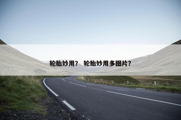 轮胎妙用？ 轮胎妙用多图片？