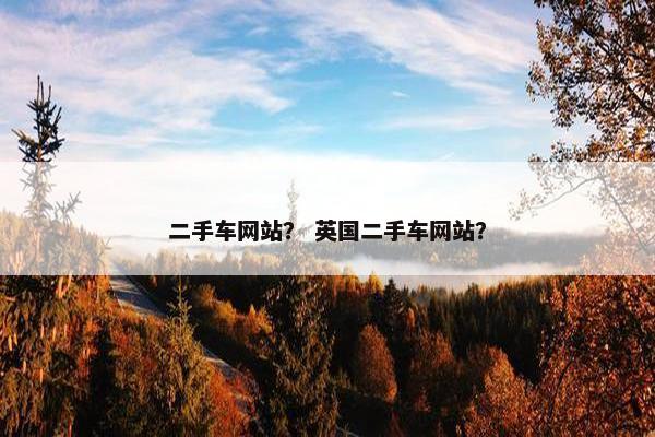 二手车网站？ 英国二手车网站？