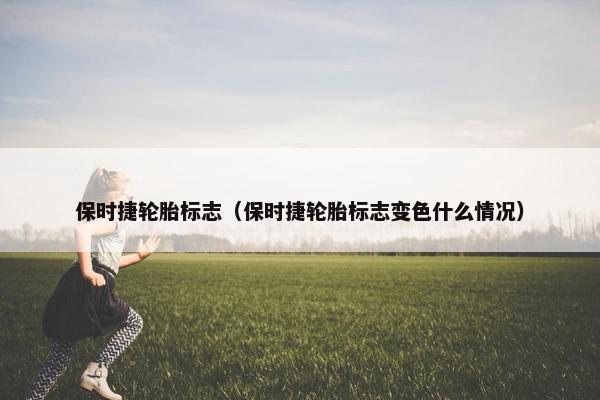 保时捷轮胎标志（保时捷轮胎标志变色什么情况）