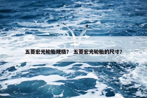 五菱宏光轮胎规格？ 五菱宏光轮胎的尺寸？