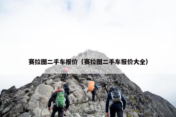 赛拉图二手车报价（赛拉图二手车报价大全）