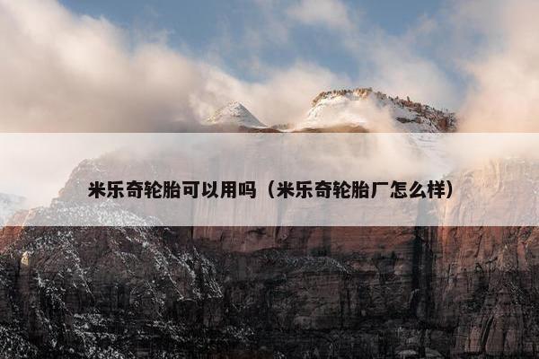 米乐奇轮胎可以用吗（米乐奇轮胎厂怎么样）